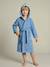 Shark Bathrobe with Recycled Cotton, for Children blue - vertbaudet enfant 