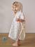 Customisable recycled cotton baby poncho MY HEART printed pink - vertbaudet enfant 