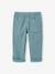 Turn-up trouser for boys emerald green - vertbaudet enfant 