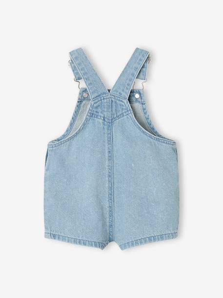 Denim short dungarees for baby boys double stone - vertbaudet enfant 