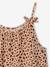 Girl's fine strap jersey dress beige - vertbaudet enfant 