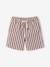 Boy's striped bermuda shorts striped red - vertbaudet enfant 