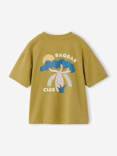 T-shirt manches courtes garçon cumin - vertbaudet enfant 