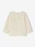 Girl's long-sleeved T-shirt ecru - vertbaudet enfant 