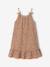 Girl's fine strap jersey dress beige - vertbaudet enfant 
