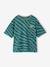 Boys' short-sleeved zebra t-shirt petrol blue - vertbaudet enfant 