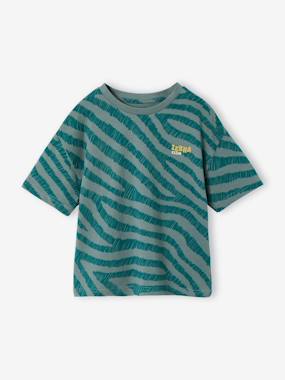 T-shirt zèbre manches courtes garçon - vertbaudet enfant Garçon-T-shirt zèbre manches courtes garçon