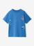 Boy's short-sleeved printed t-shirt medium blue - vertbaudet enfant 
