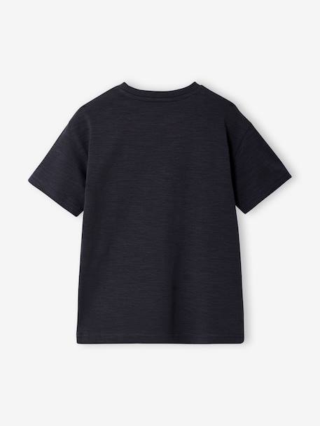 T-shirt manches courtes garçon anthracite+bleu ciel+jaune - vertbaudet enfant 
