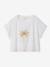 Girl's short-sleeved t-shirt ecru - vertbaudet enfant 