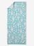 Beach / Bath Towel with Recycled Cotton mauve+mint green+printed blue+printed pink+striped blue - vertbaudet enfant 