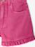 Twill frill short for girls peony pink - vertbaudet enfant 