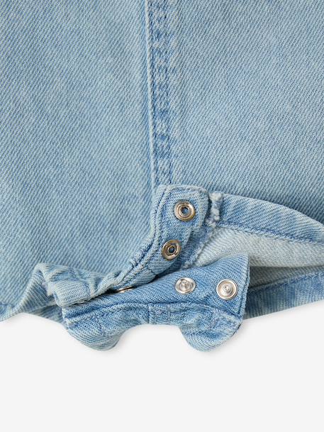 Denim short dungarees for baby boys double stone - vertbaudet enfant 