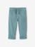 Turn-up trouser for boys emerald green - vertbaudet enfant 