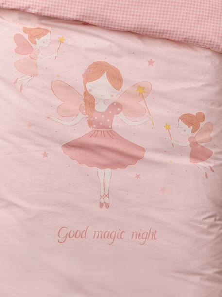 Duvet cover and pillowcase bedding set pale pink - vertbaudet enfant 