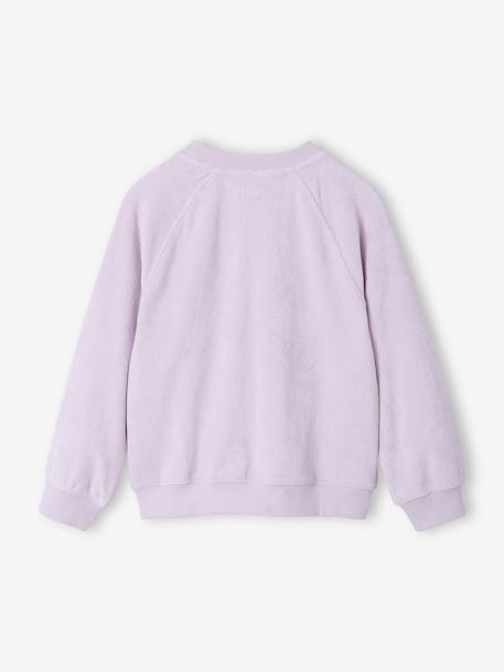 Long-sleeved baby girl´s sweatshirt lilac - vertbaudet enfant 