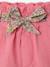 Cotton Gauze Shorts with Floral Belt for Babies apricot+ecru+sweet pink - vertbaudet enfant 