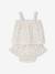 Set of top and knickers for baby girls ecru - vertbaudet enfant 