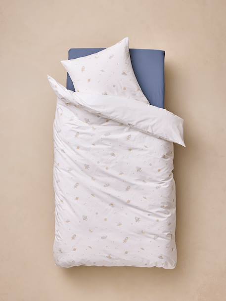 Duvet cover and pillowcase bedding set ecru - vertbaudet enfant 