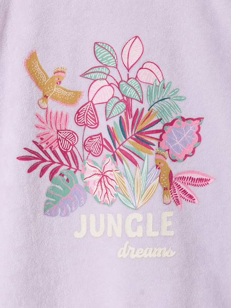 Long-sleeved baby girl´s sweatshirt lilac - vertbaudet enfant 