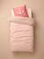 Duvet cover and pillowcase bedding set coral - vertbaudet enfant 