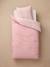 Duvet cover and pillowcase bedding set pale pink - vertbaudet enfant 