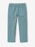 Turn-up trouser for boys emerald green - vertbaudet enfant 