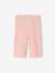 Girl's wide-leg jersey trousers mustard+striped pink - vertbaudet enfant 