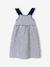 Robe fille sans manches marine+vieux rose - vertbaudet enfant 