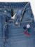 Embroidered floral denim shorts light blue+medium blue - vertbaudet enfant 