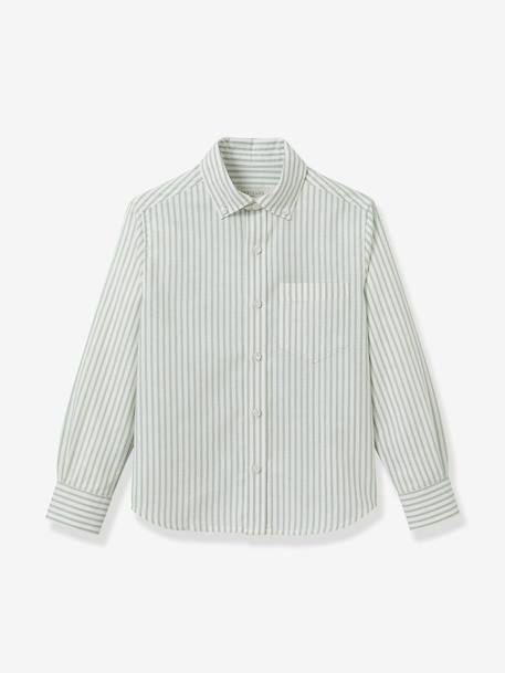 Striped long shirt green - vertbaudet enfant 