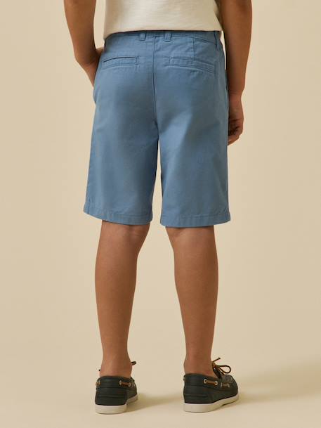 Boy's chino shorts blue - vertbaudet enfant 