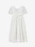 Girl's long dress white - vertbaudet enfant 