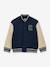Teddy jacket in college style navy blue - vertbaudet enfant 