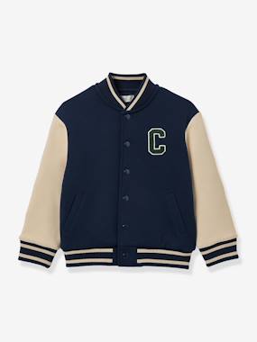 -Veste Teddy style collège