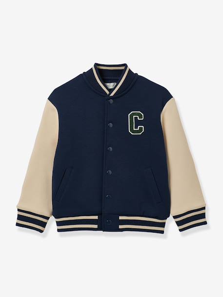 Veste Teddy style collège marine - vertbaudet enfant 