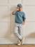 Soft boy's sweatshirt jumper slate blue - vertbaudet enfant 