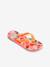 Tongs imprimés orange+rose - vertbaudet enfant 