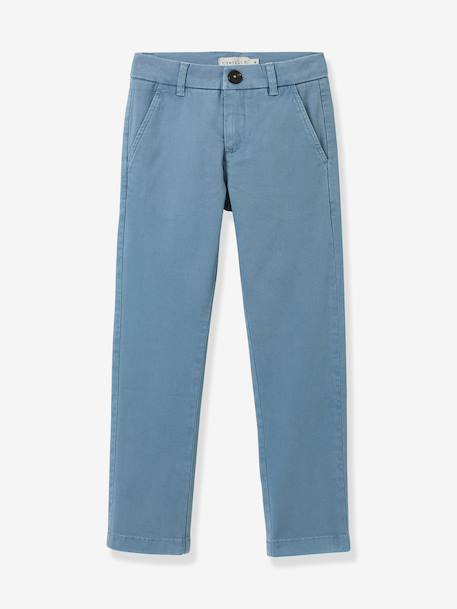 Chino trousers slate blue - vertbaudet enfant 
