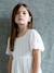 Girl's long dress white - vertbaudet enfant 