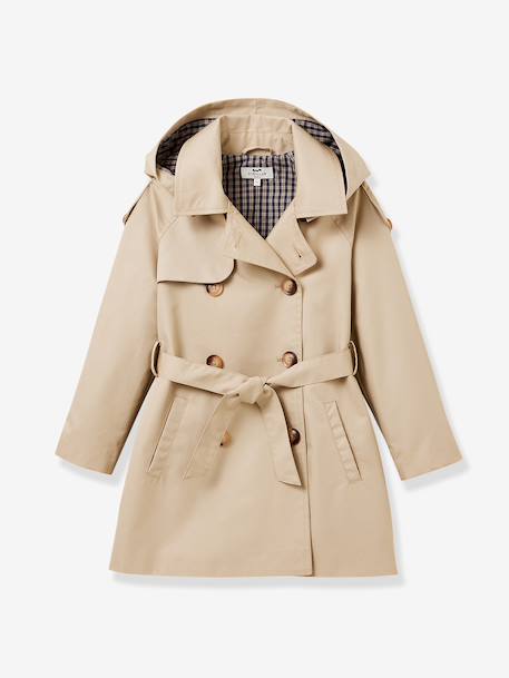 Trench enfant ceinture beige - vertbaudet enfant 