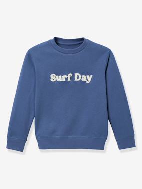 Garçon-Pull, gilet, sweat-Sweat-Sweat message coton bio