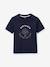 Short-sleeved T-shirt for kids navy blue - vertbaudet enfant 
