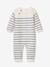 Striped sleepsuit for babies navy blue - vertbaudet enfant 