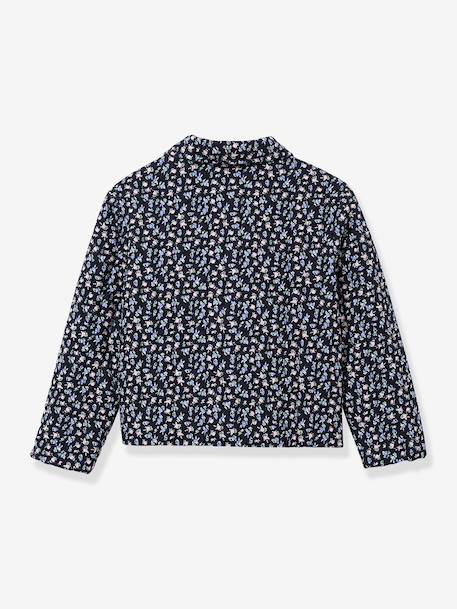 Flowered jacket blue - vertbaudet enfant 