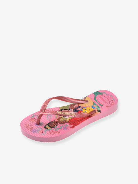 Disney princess flip-flops navy blue+rose - vertbaudet enfant 