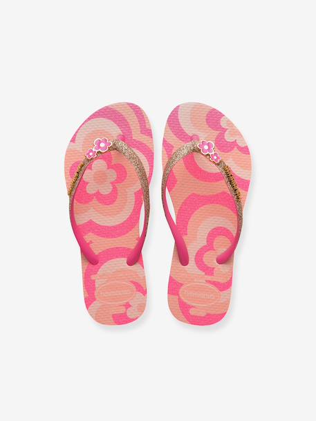 Glitter flip-flops rose - vertbaudet enfant 