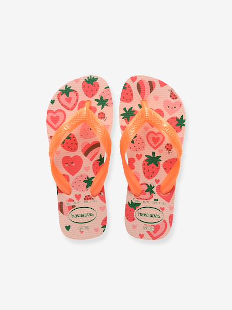 Tongs imprimés orange+rose - vertbaudet enfant 