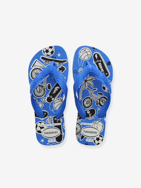 Kids' sport flip-flops blue - vertbaudet enfant 