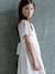 Girl's long dress white - vertbaudet enfant 
